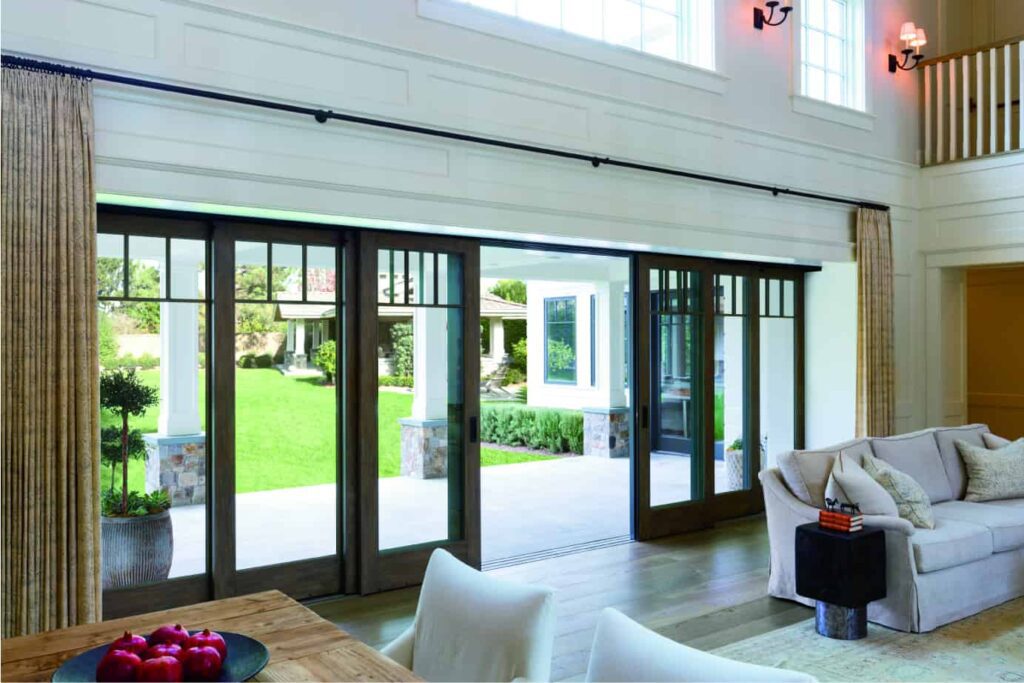 Pella multi panel sliding door