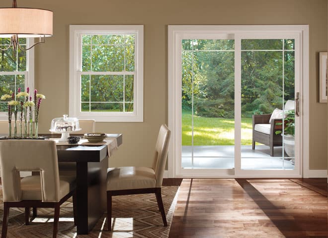 Pella 350 Series Valdicass Inc Call Today For Your Free Virtual Estimate Pella 350 Series Valdicass Inc Call, Pella 350 Series Sliding Door With Blinds