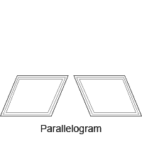 parallelogram window
