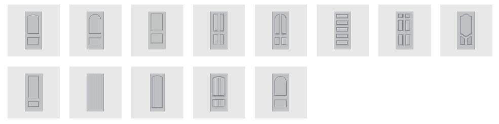 solid panel doors